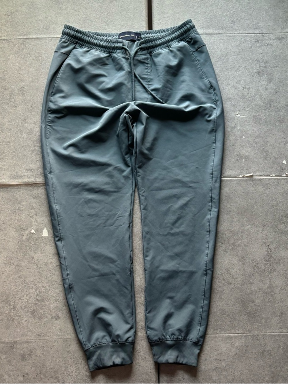 Blue Abercrombie and fitch athletic joggers